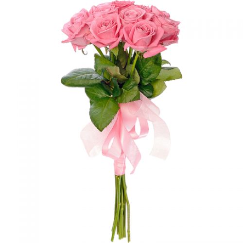 букет из 9-ти розовых роз с доставкой по Кизилюрту
